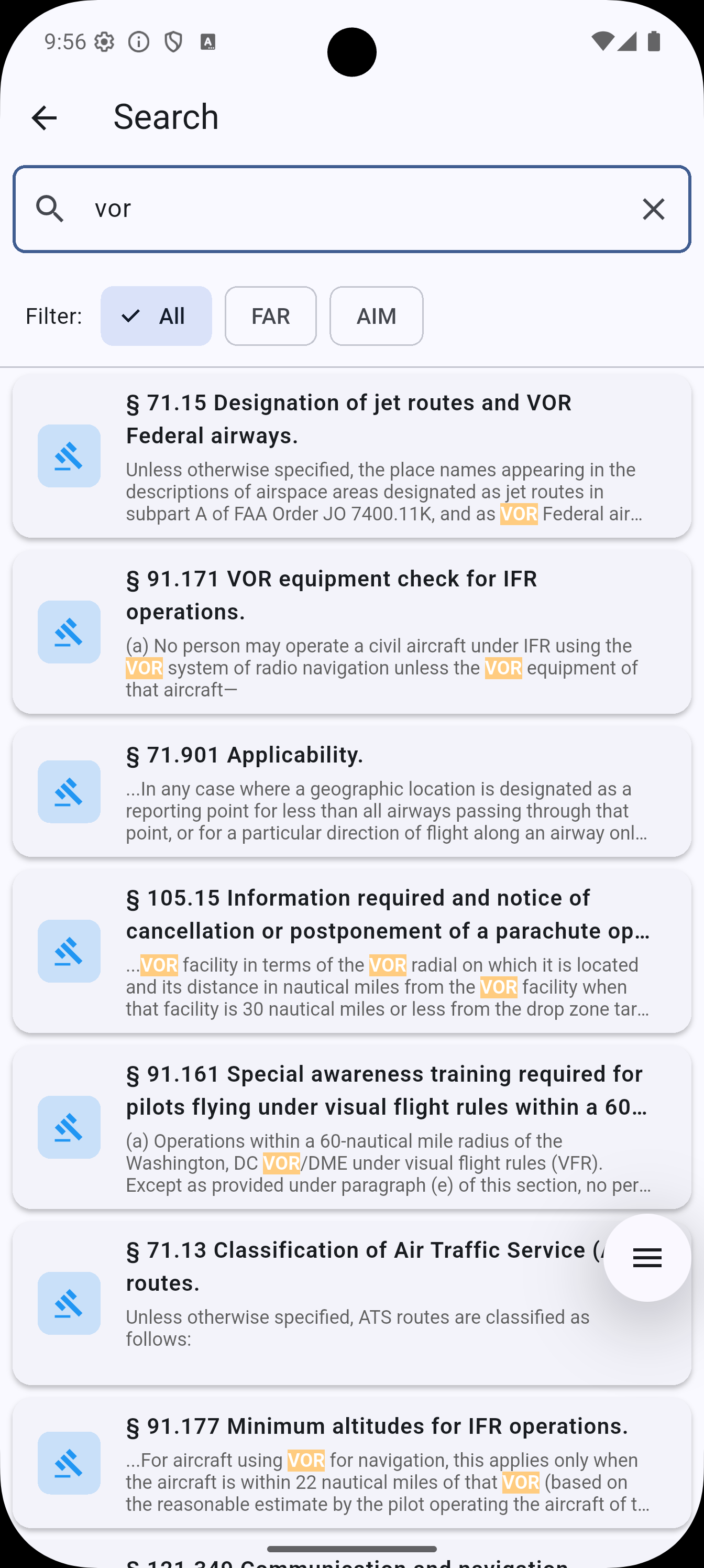 Search functionality